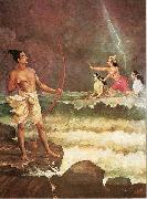 Sri Rama Vanquishing the Sea